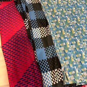 Colorful Patterned Fabric Set of 3 - Men’s Cool Dri Polos - Size XXL EUC